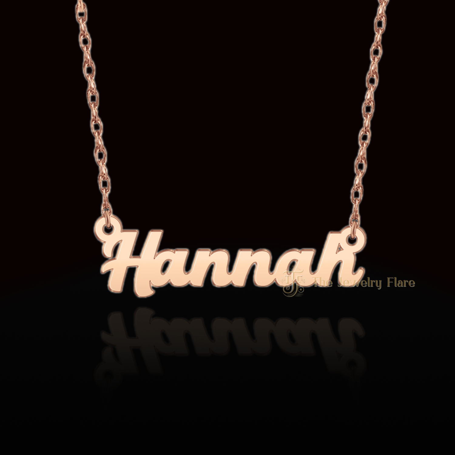 Custom Plain Gold Personalized Name Pendant For Gift Third