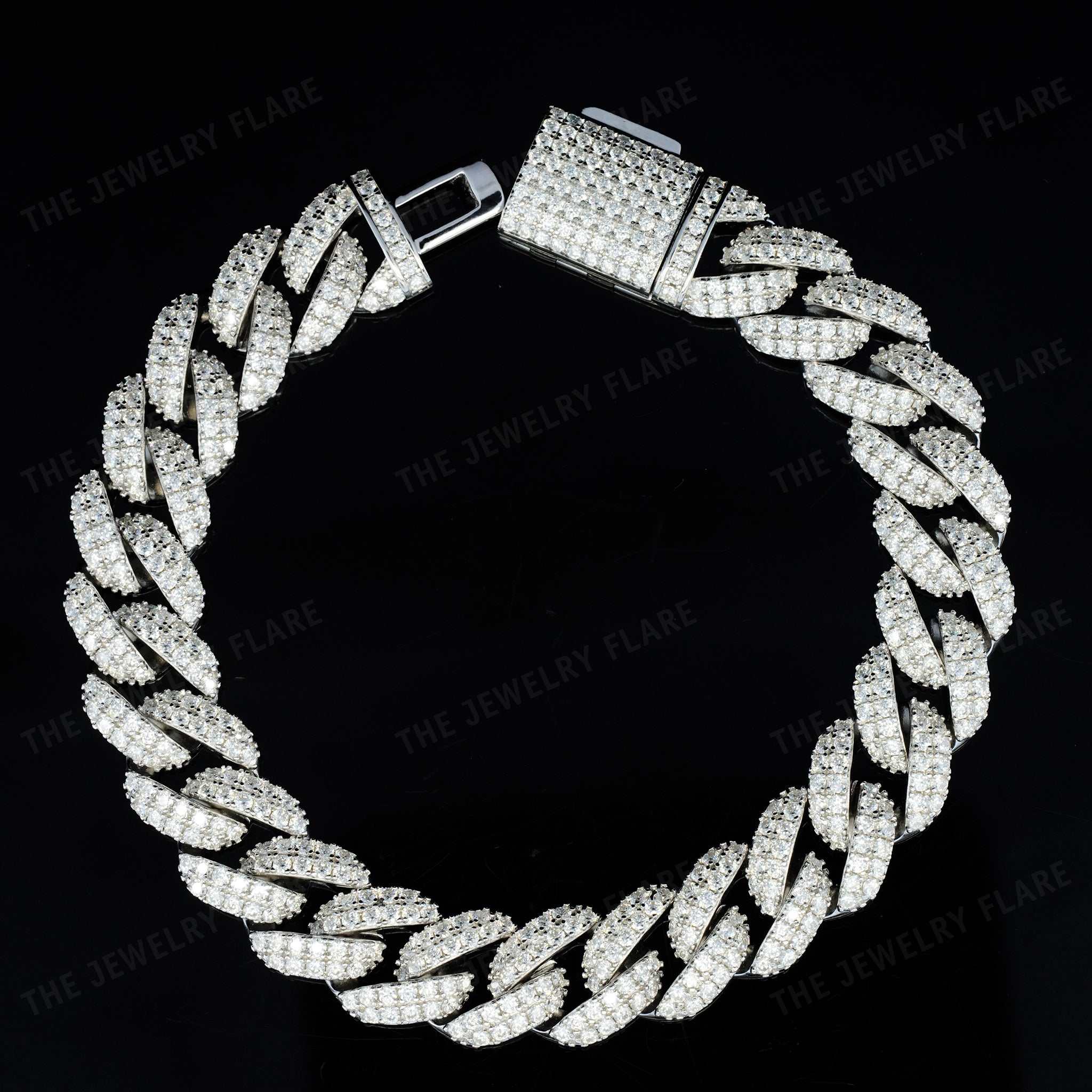 Luxury Cuban Link Bracelet with Box Clasp