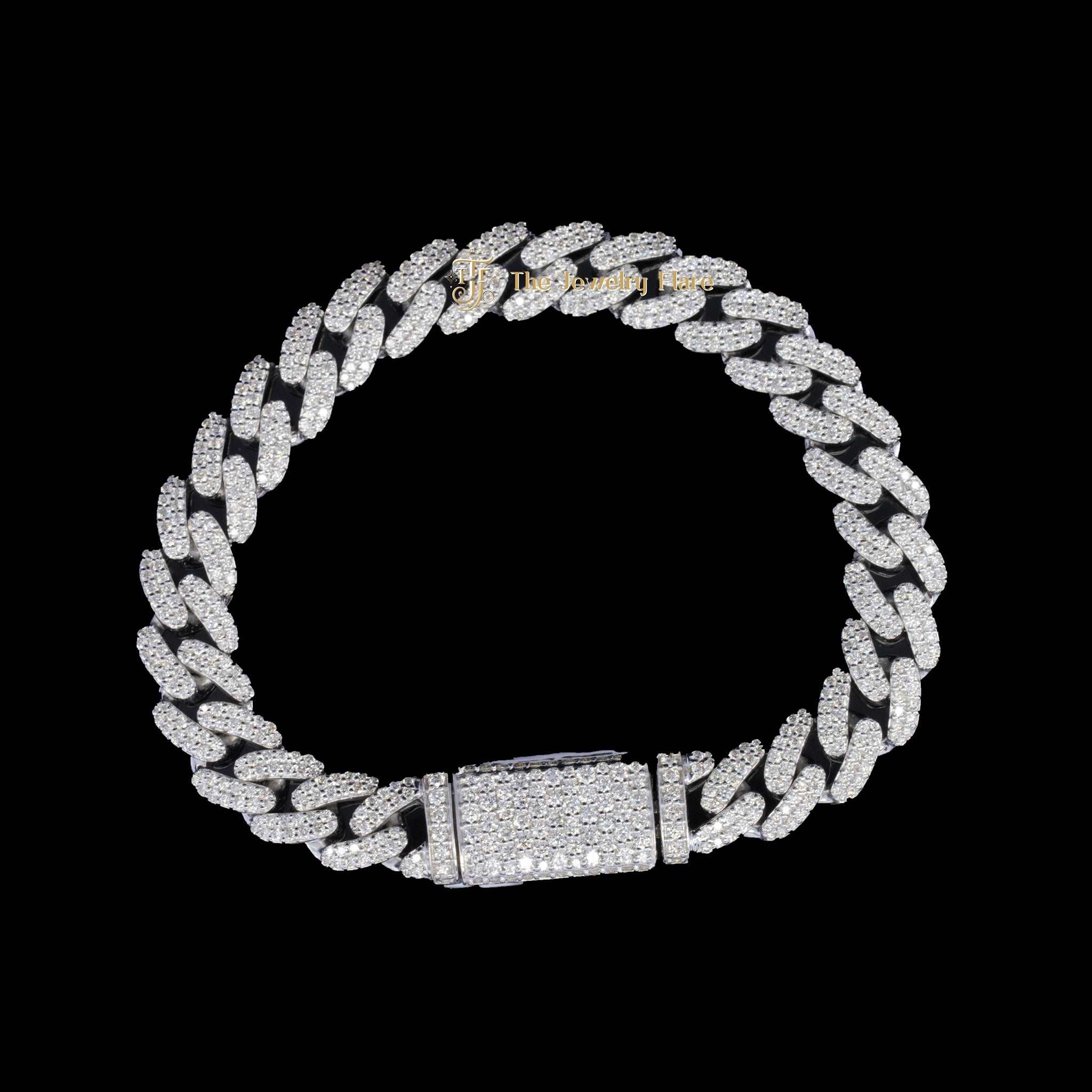 Gold Lab Grown Diamond Hip Hop Cuban Bracelet First