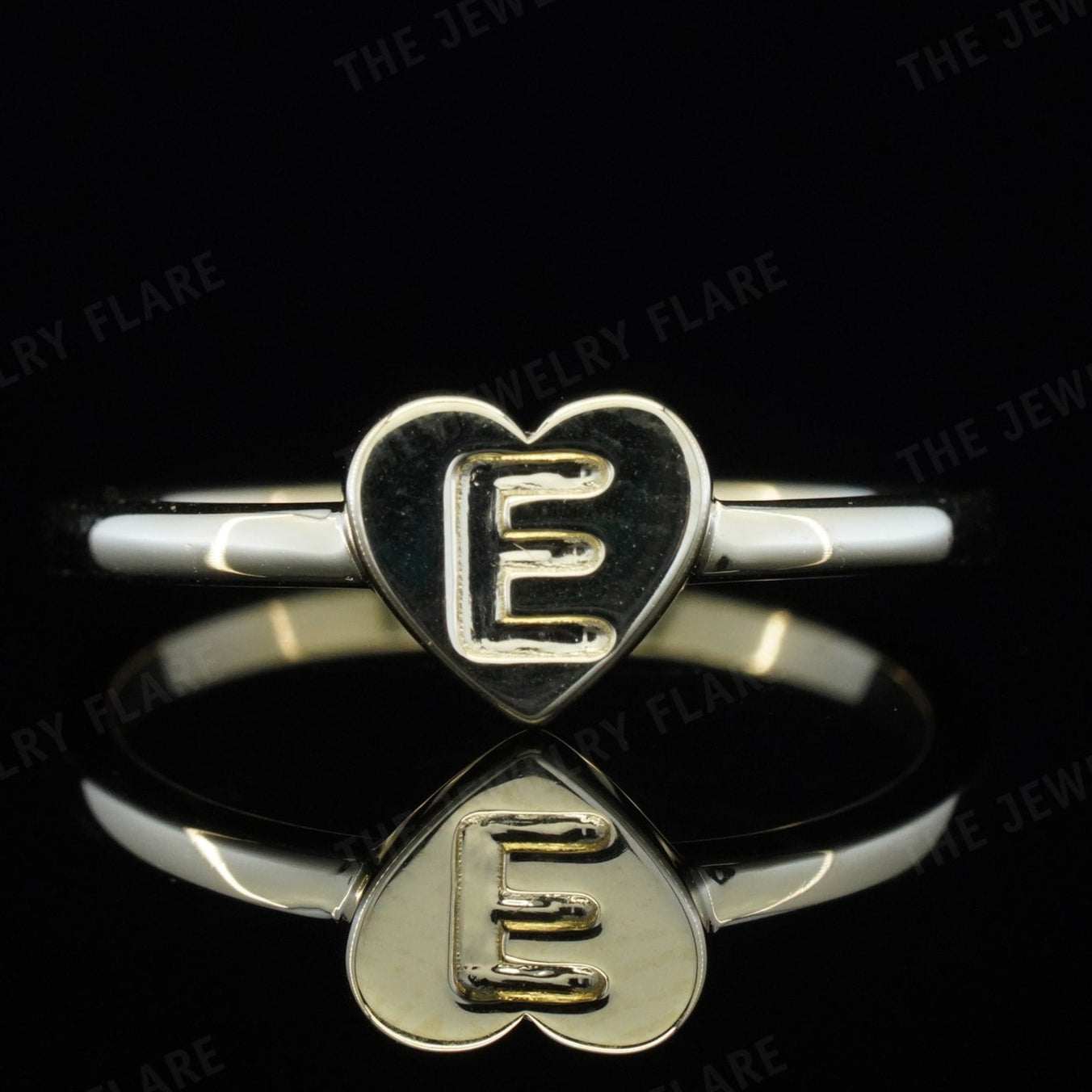 Kids Gold Initial Ring Personalized Alphabet Jewelry for Girls First