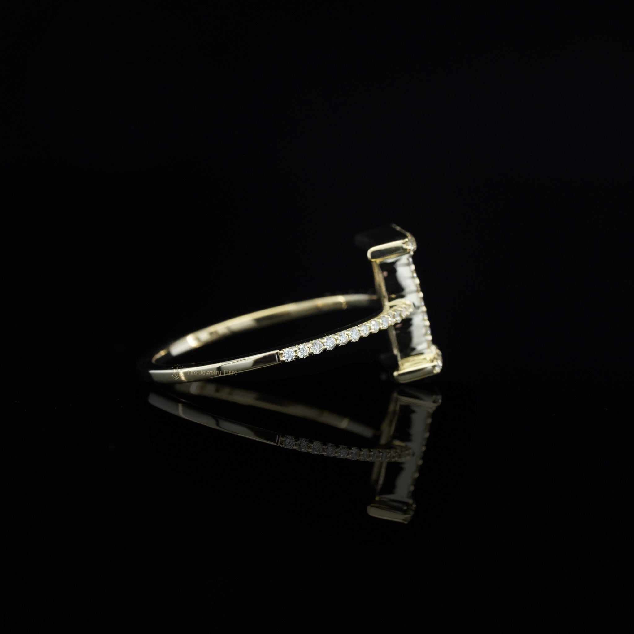 Gemini Zodiac Sign Diamond Ring Third