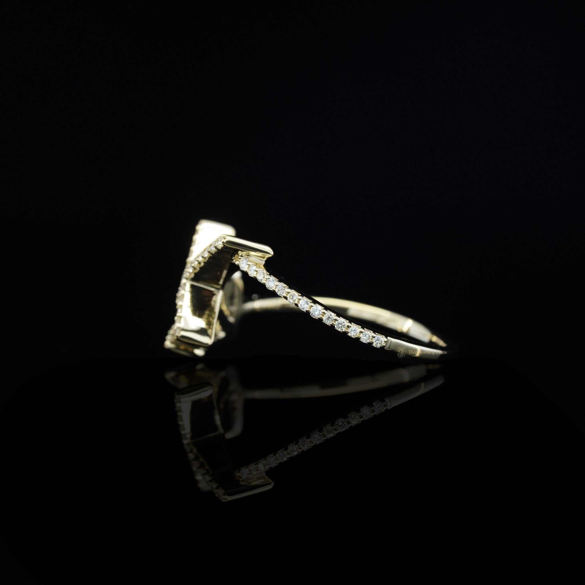 Sagittarius Zodiac Logo Diamond Ring Seond
