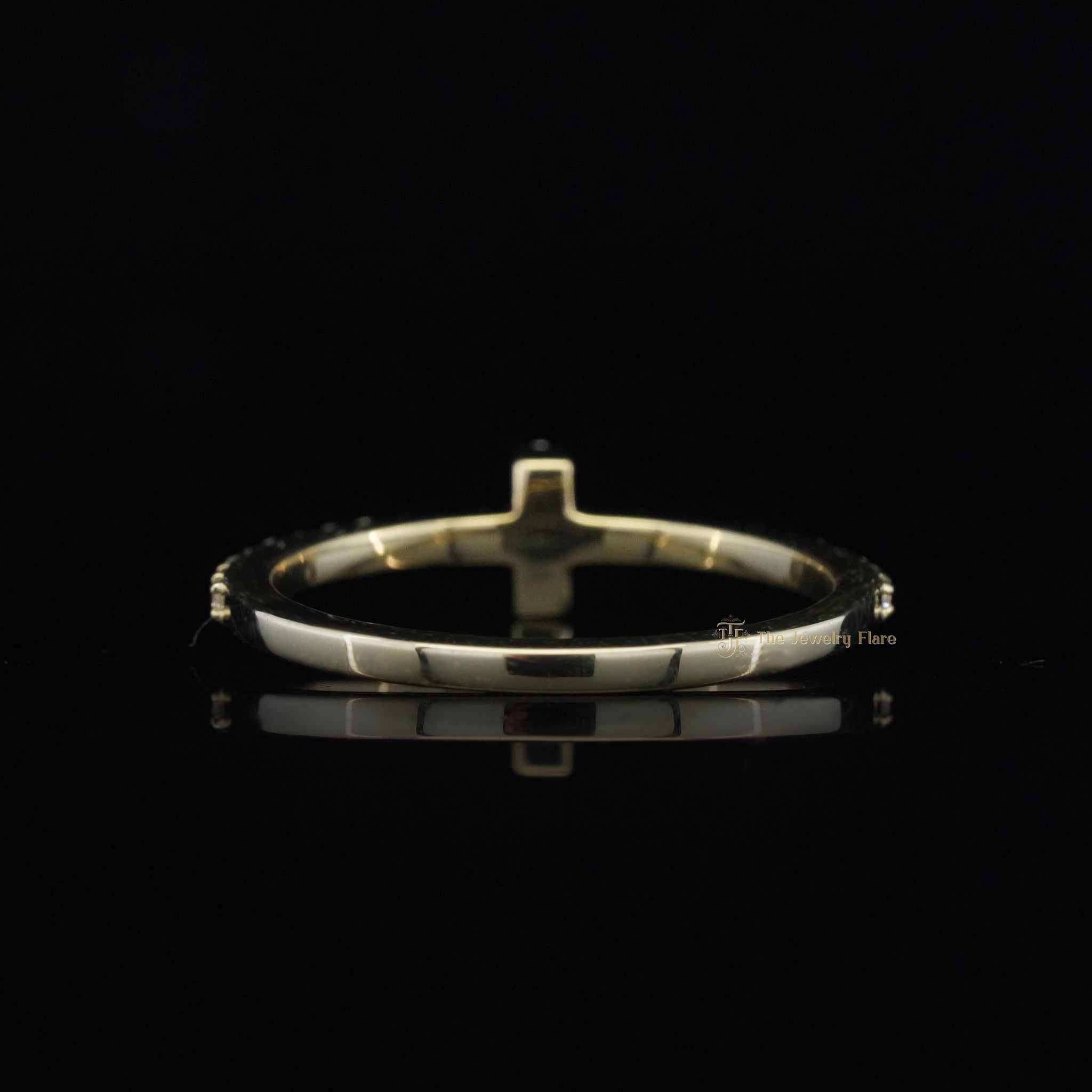 Classic Cross Shaped Diamond Ring