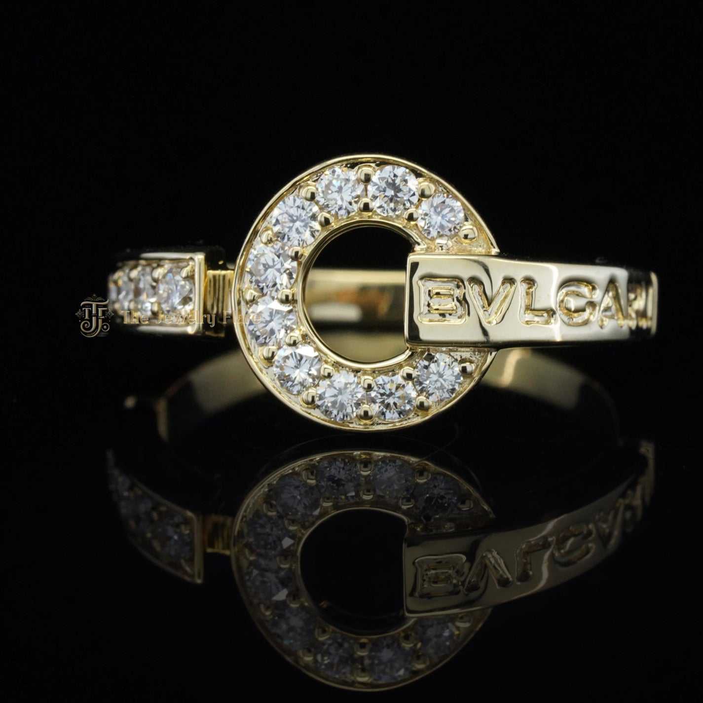 Hip Hop Bvlgari Moissanite Diamond Ring