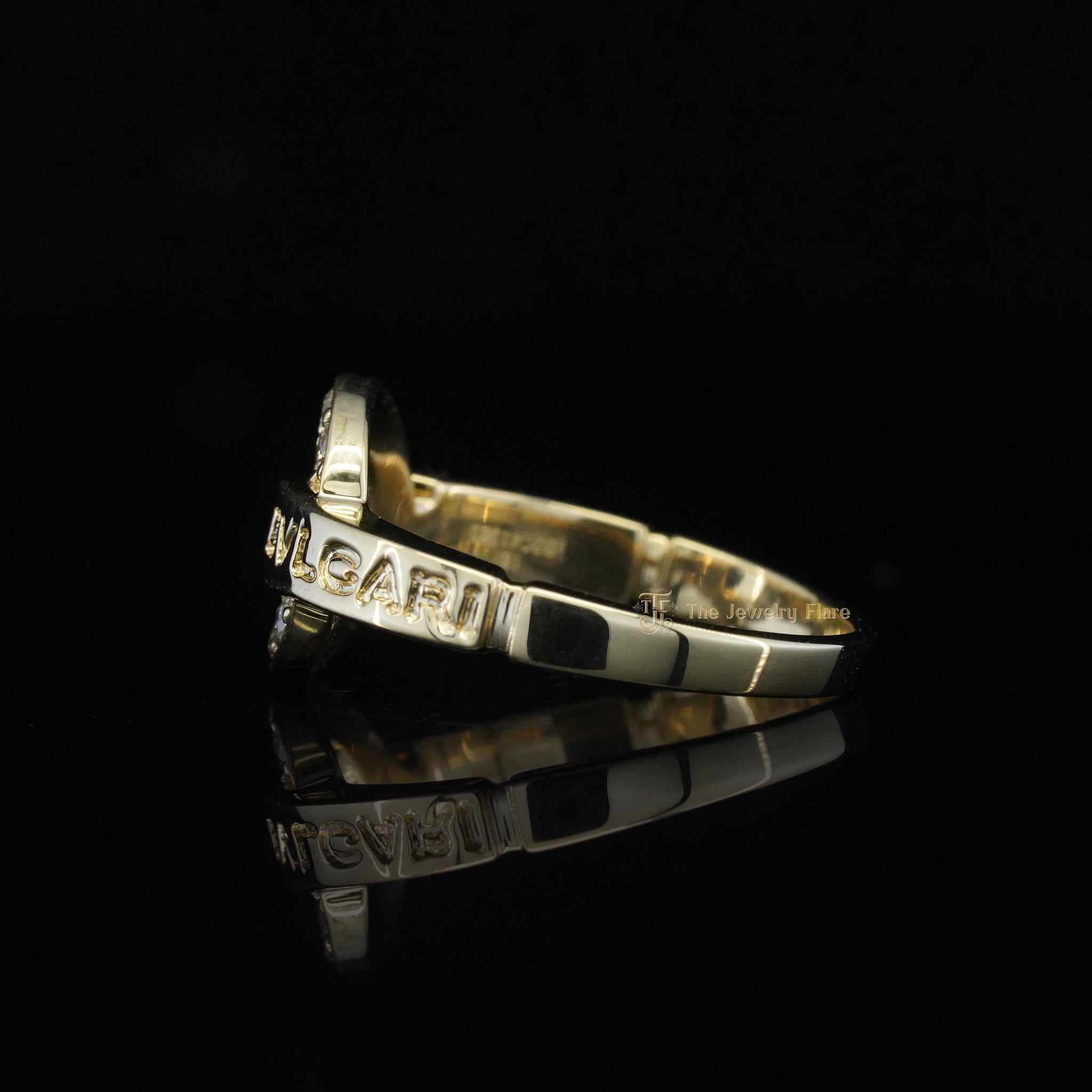 Hip Hop Bvlgari Moissanite Diamond Ring
