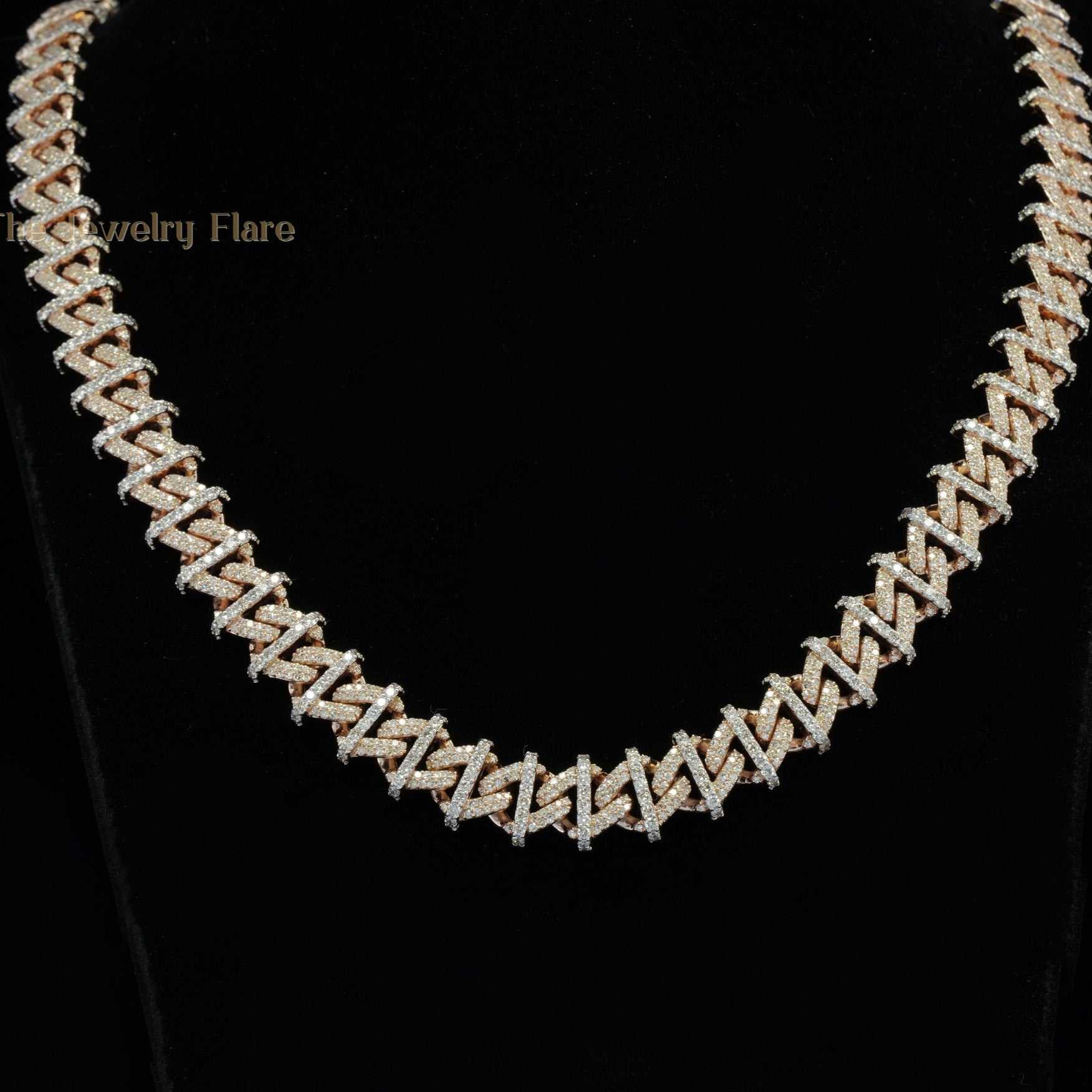 Iced Out Lab Diamond Chain for Men 10 MM First