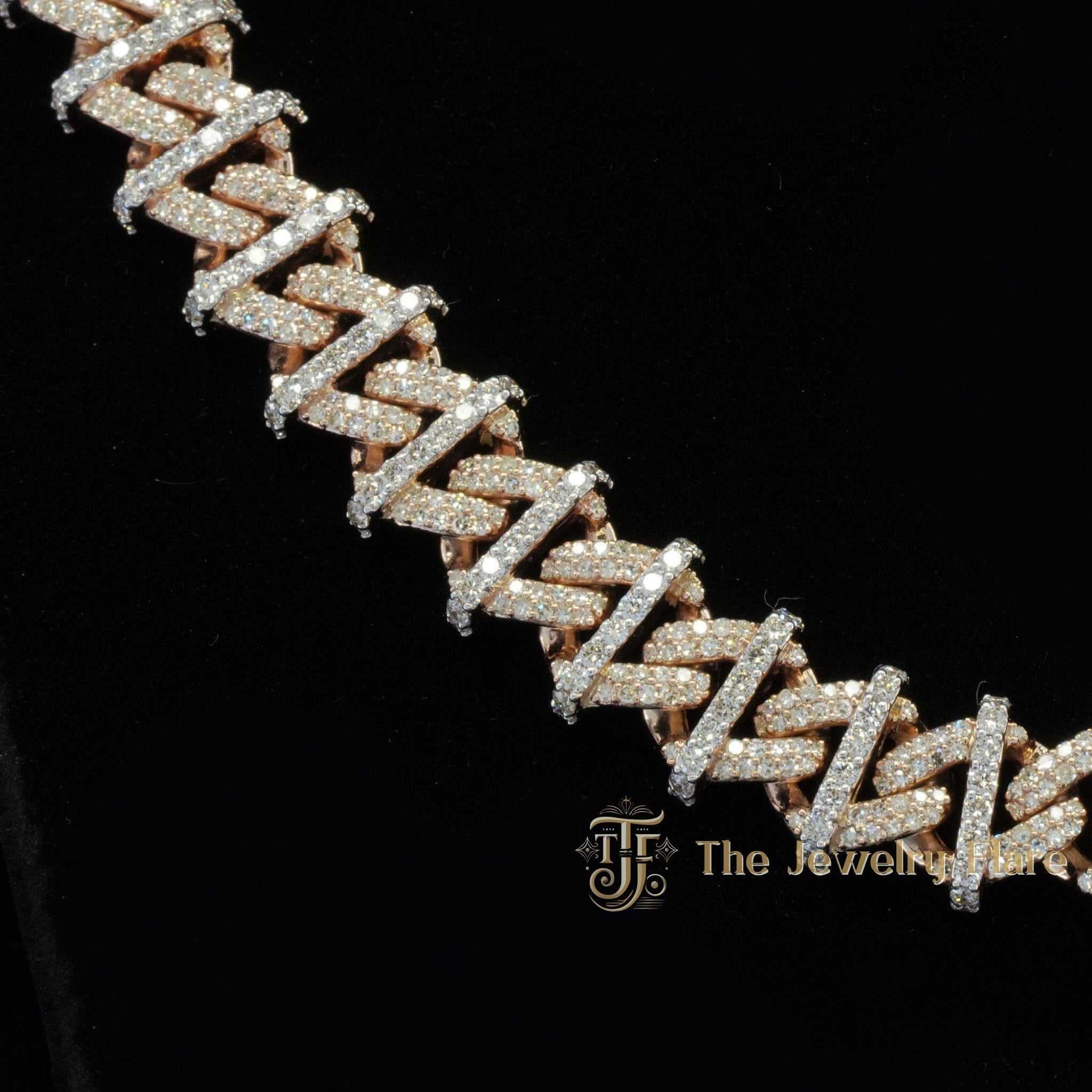 Iced Out Lab Diamond Chain for Men 10 MM Third