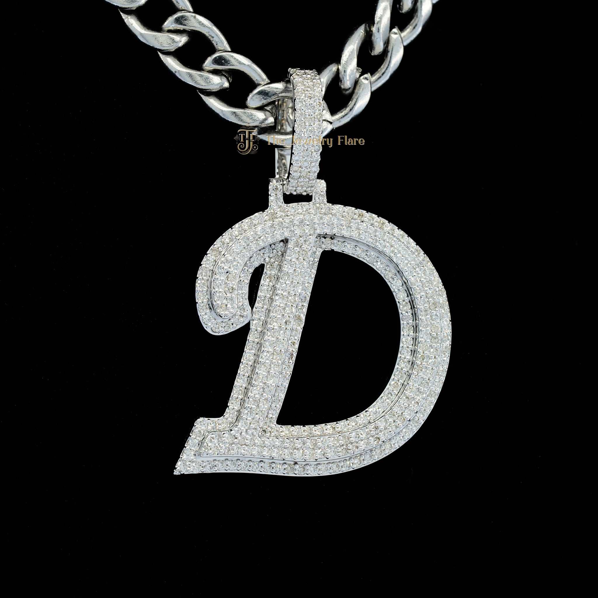 Custom Made D Initial Pendant First