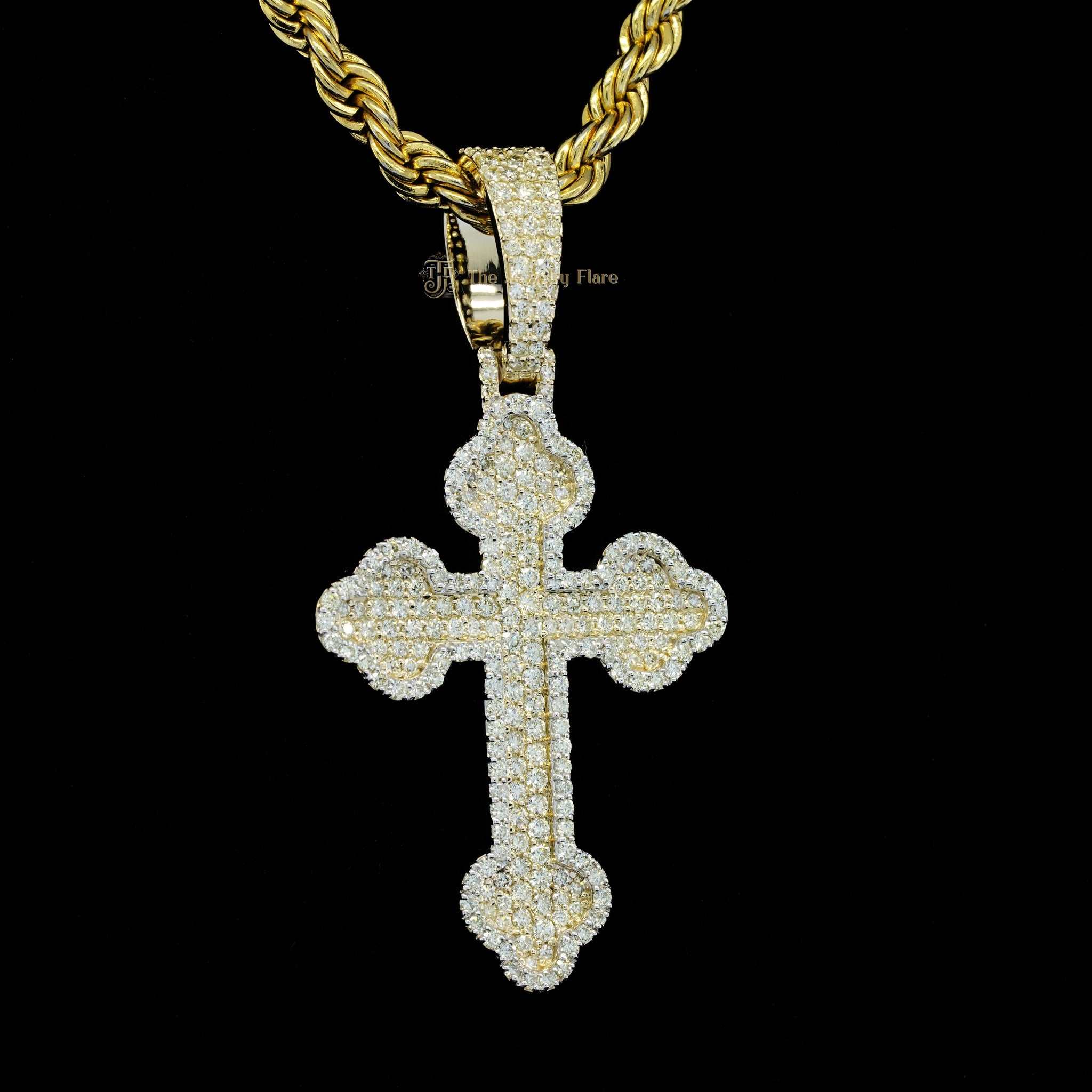 Iced Out Hip Hop Cross Pendant Third