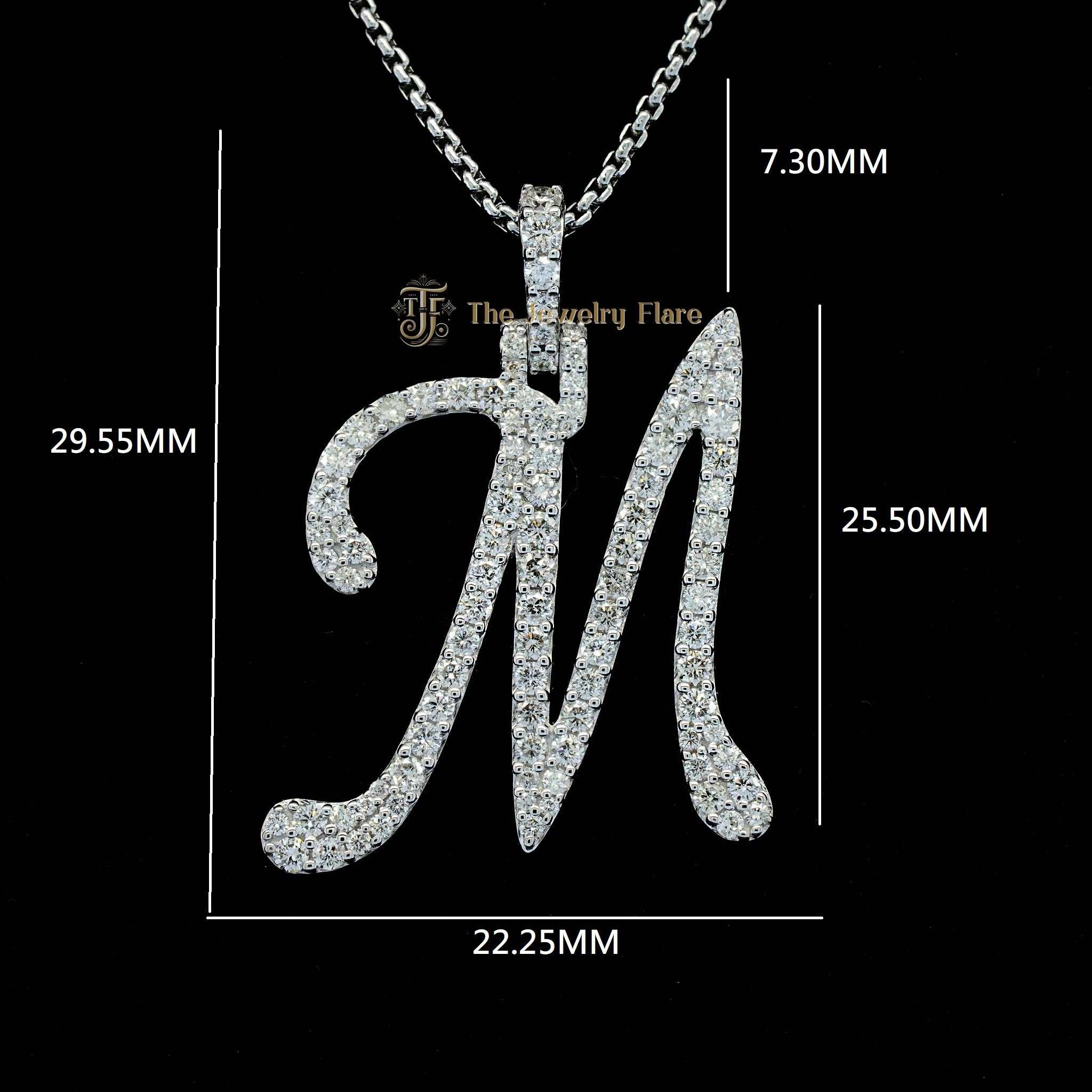 Hip Hop Initial Diamond Pendant Fourth