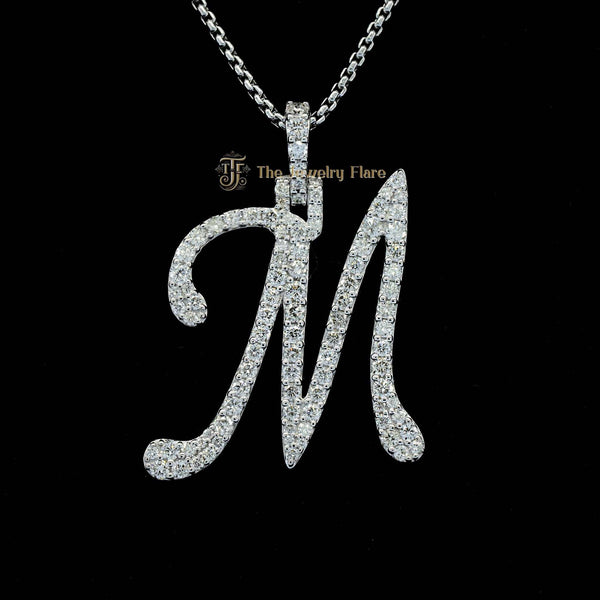 Hip Hop Initial Diamond Pendant First