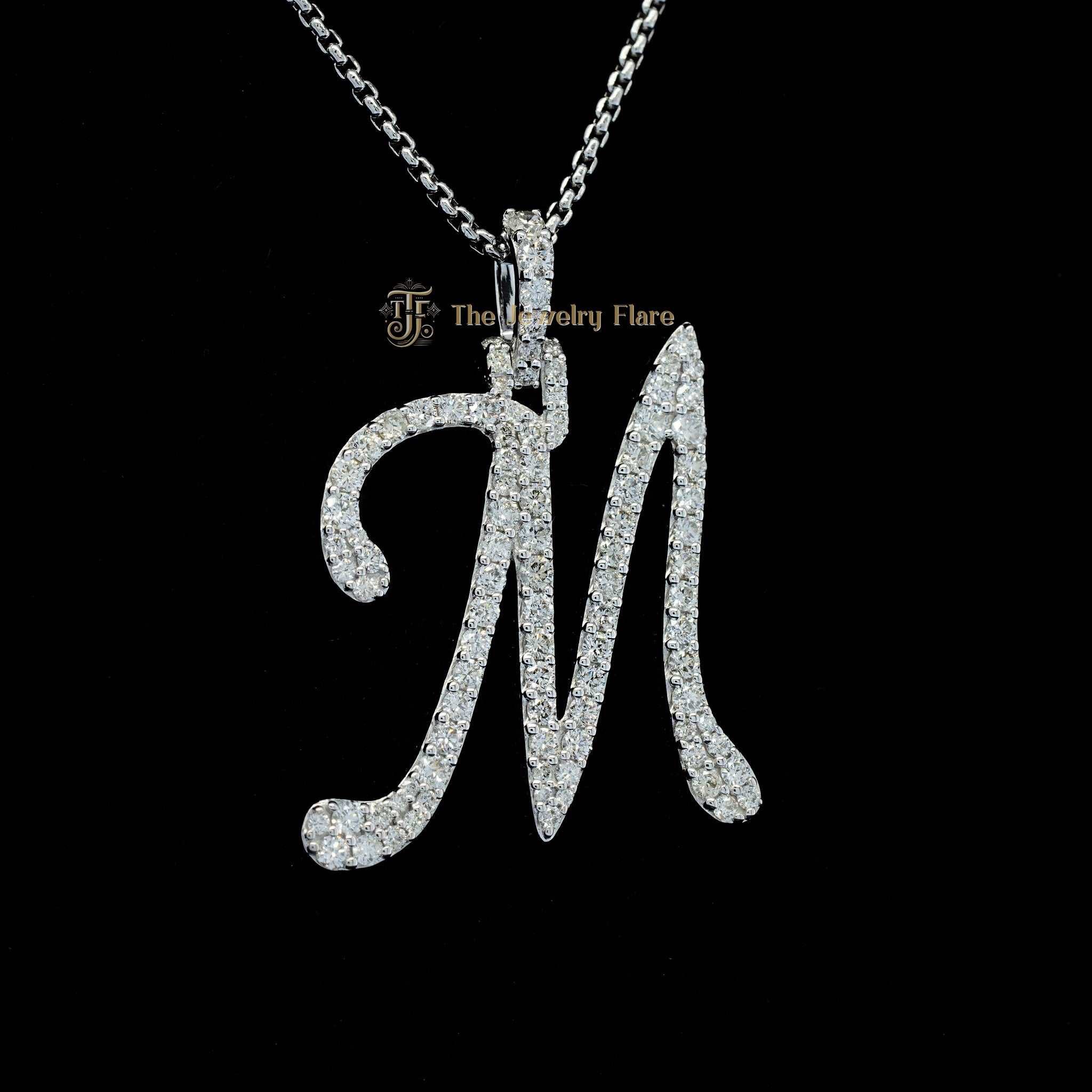 Hip Hop Initial Diamond Pendant Second