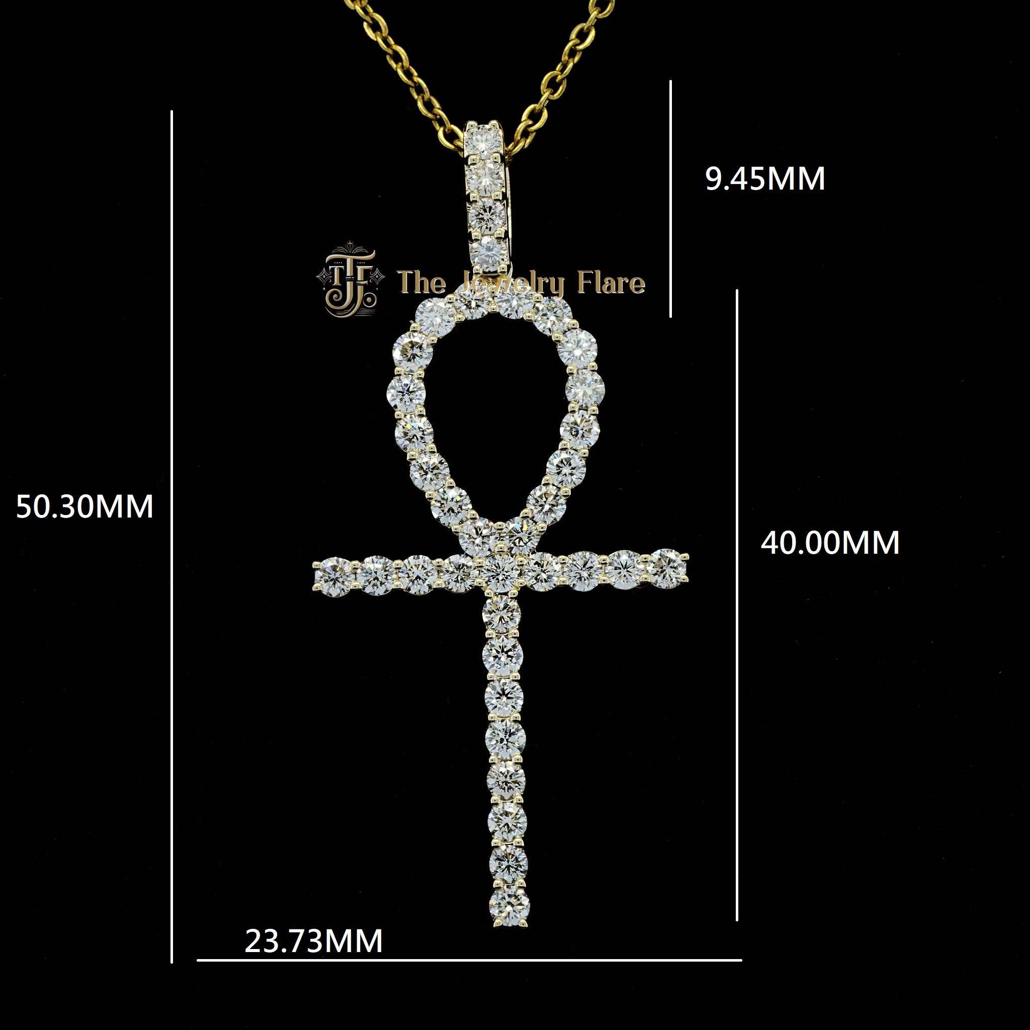 Ankh Unisex Diamond Pendant Fourth