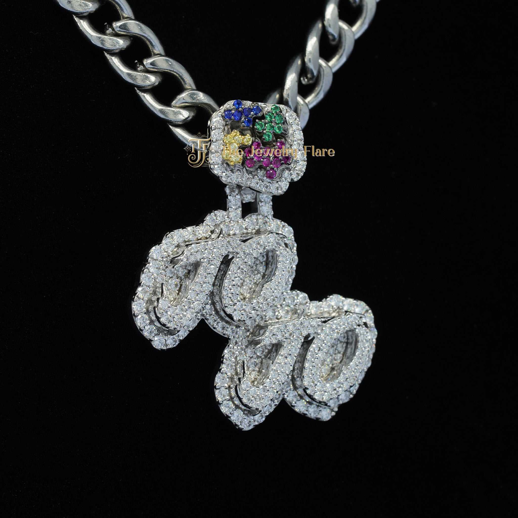 JOJO Custom Hip Hop Moissanite Diamond Pendant