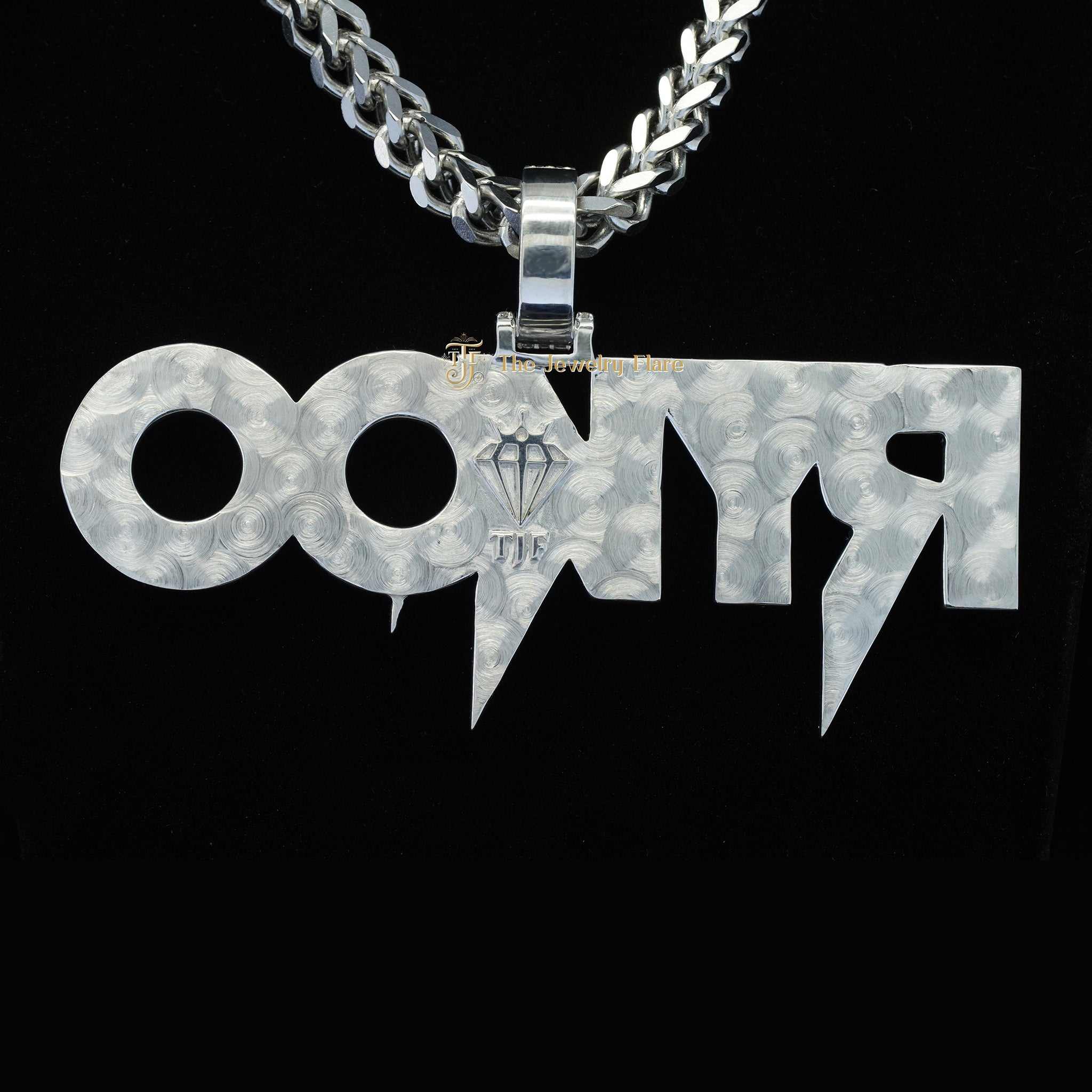 Fully Iced Out Moissanite Custom Name RYKOO Pendant