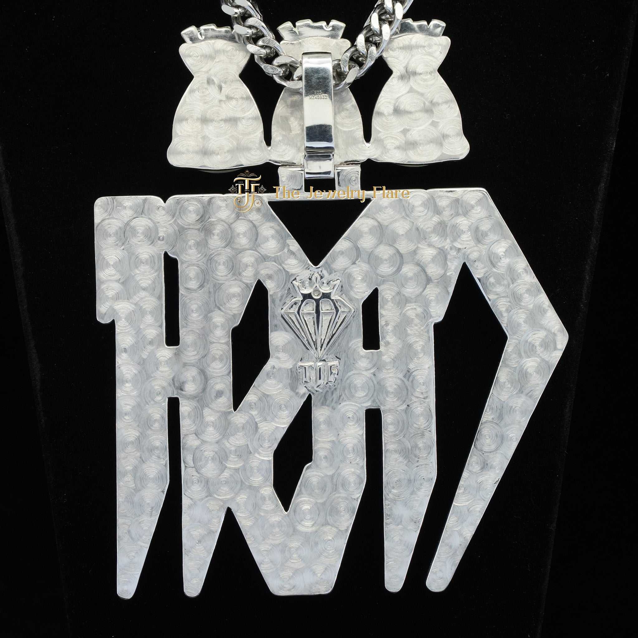 Cash Name with Money Back Hip Hop Pendant