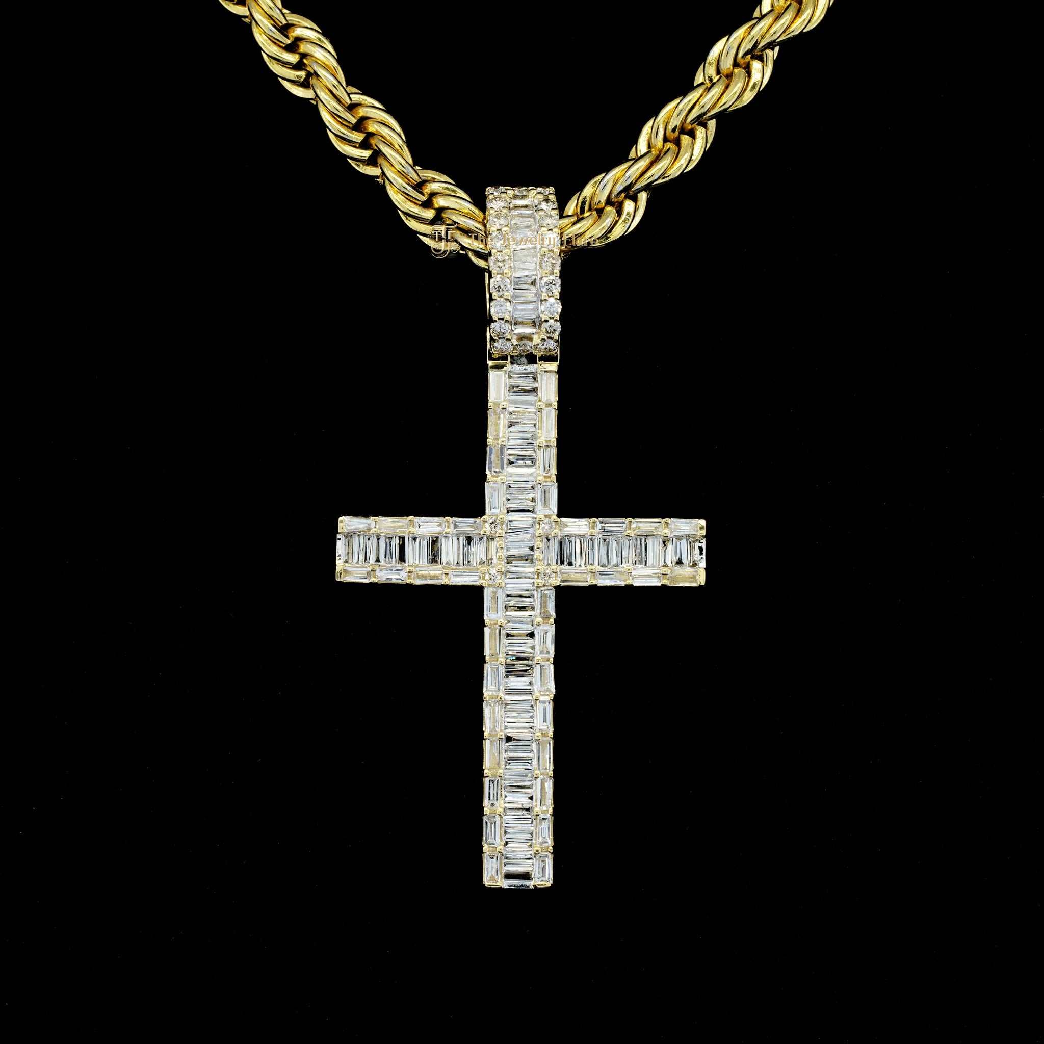 Iced Out Hip Hop Unisex Cross Pendant