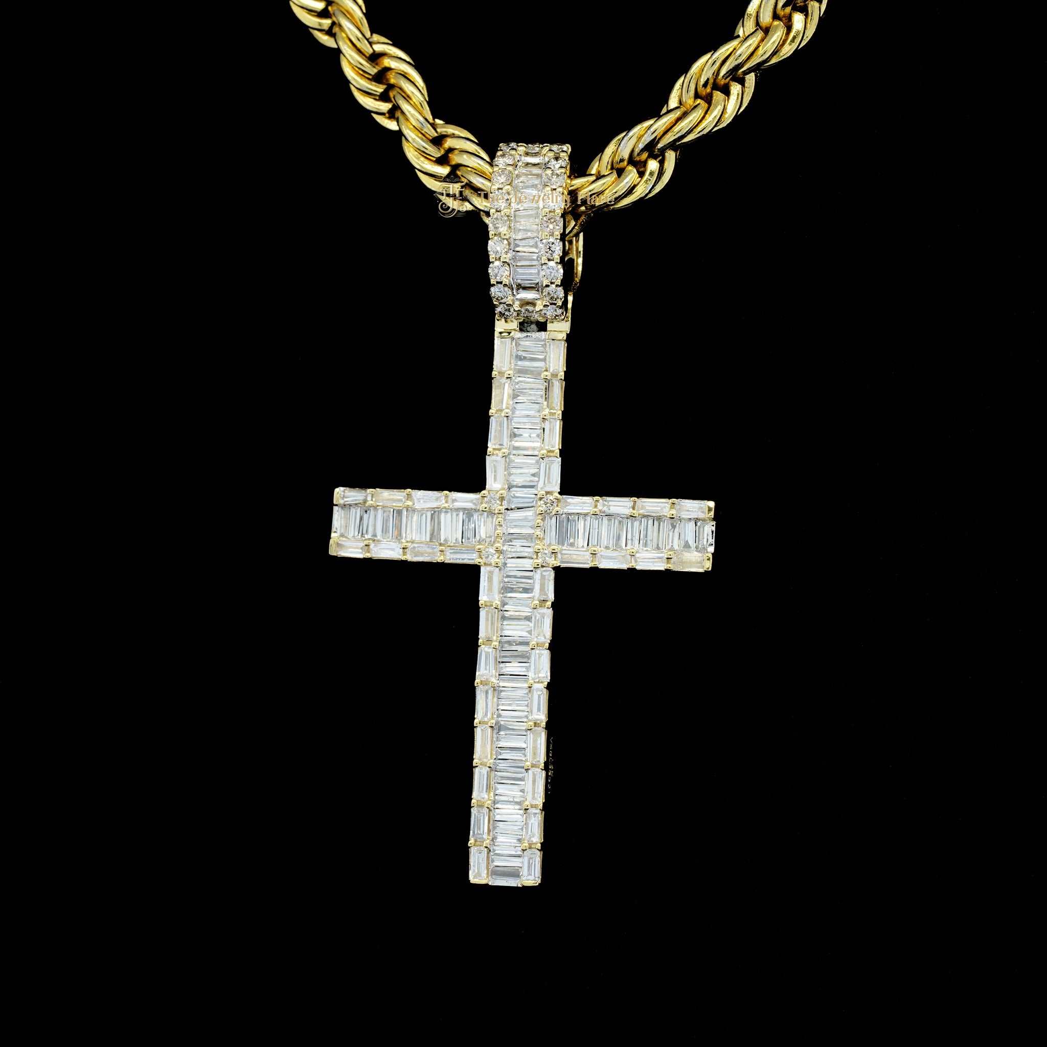 Iced Out Hip Hop Unisex Cross Pendant