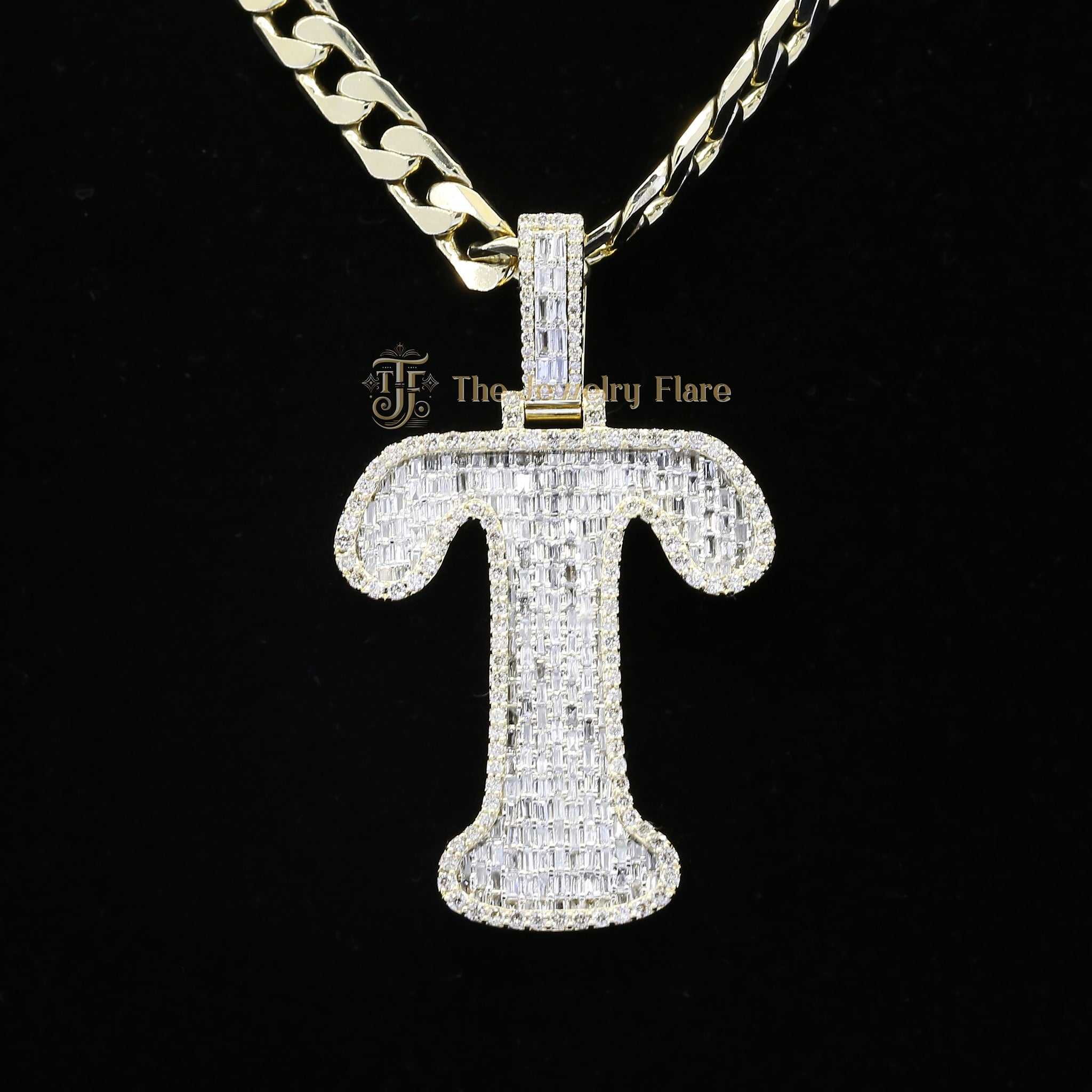 T Initial Unisex Hip Hop Pendant First