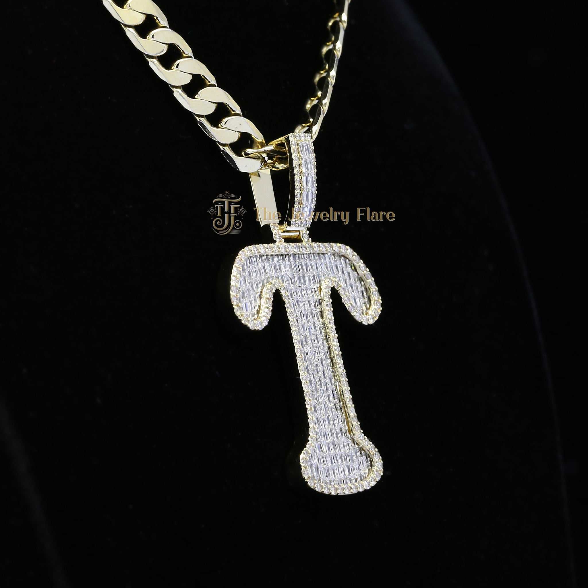 T Initial Unisex Hip Hop Pendant Forth