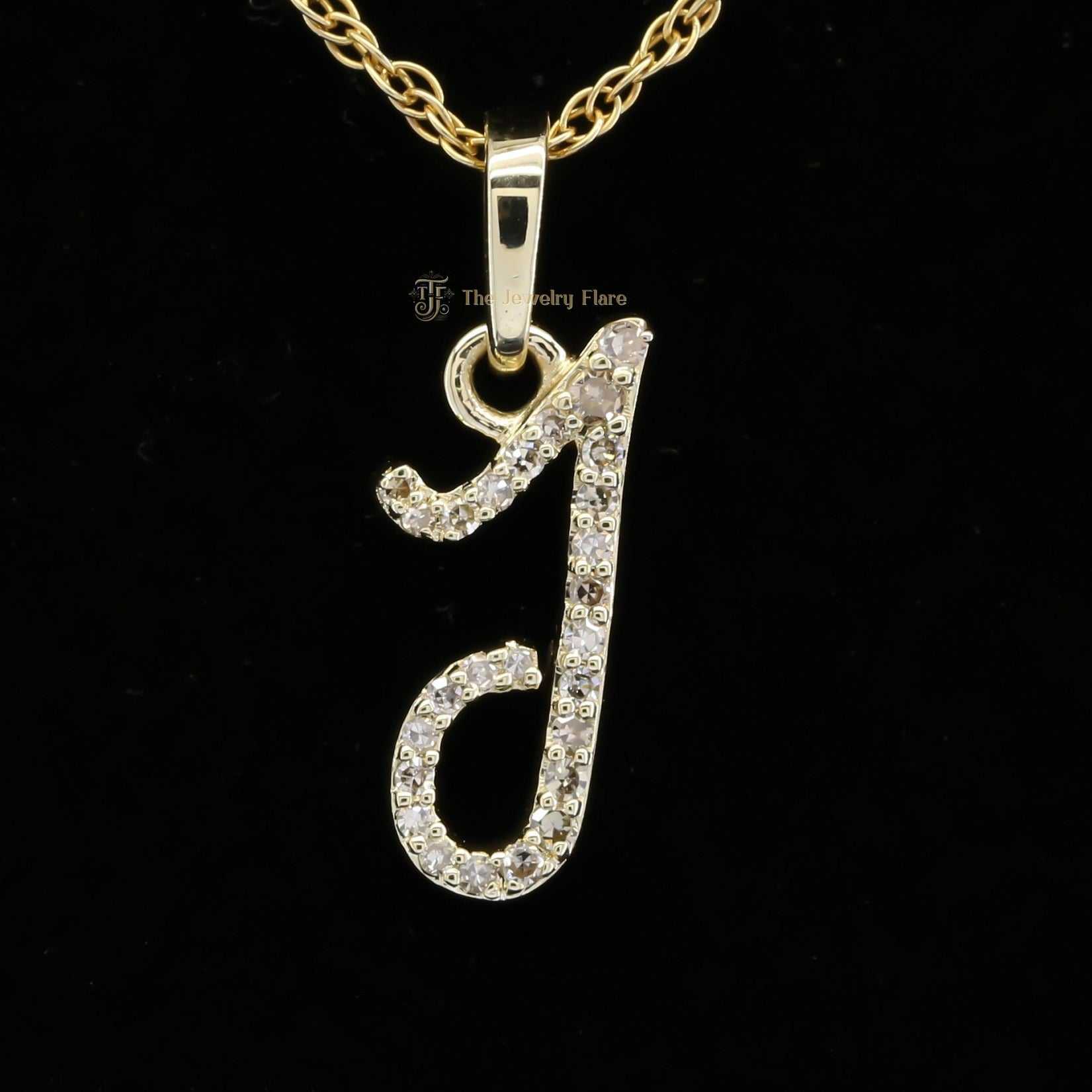 J Initial Unisex Hip Hop Pendant First