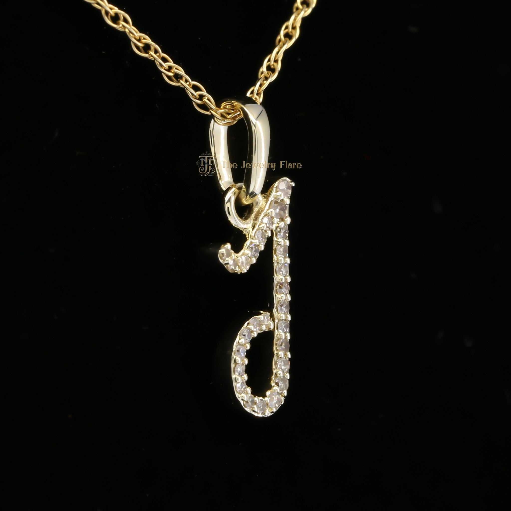 J Initial Unisex Hip Hop Pendant Second