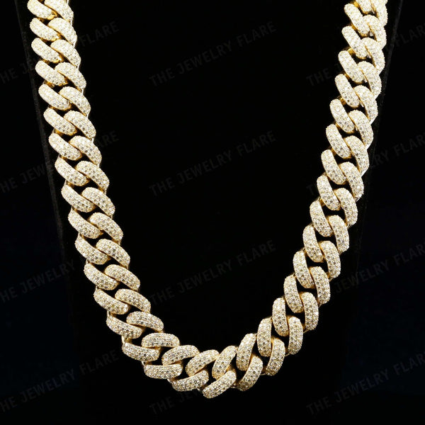 Moissanite Miami Cuban Link Chain Necklace First