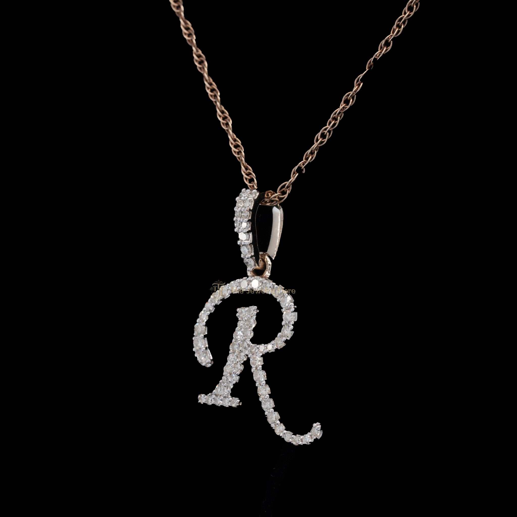 Custom Made R Initial Pendant Fifth